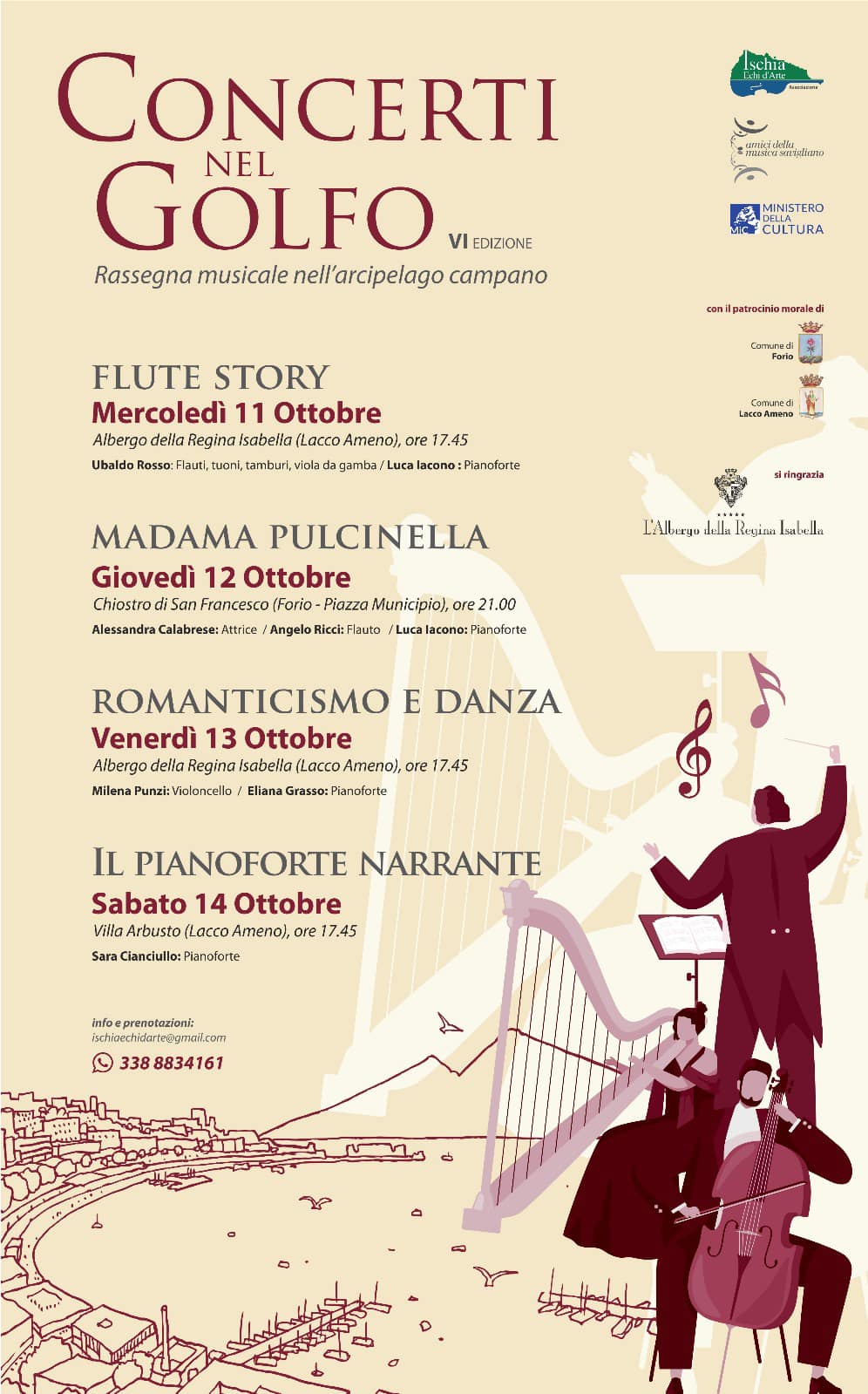 Concerti nel Golfo VI edizione: Madama Pulcinella