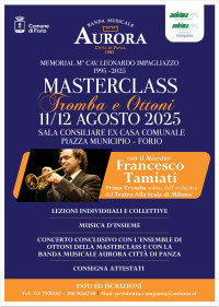 MASTERCLASS TROMBA E OTTONI 