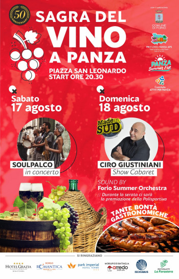 Sagra del vino a Panza: soul in palcoscenico