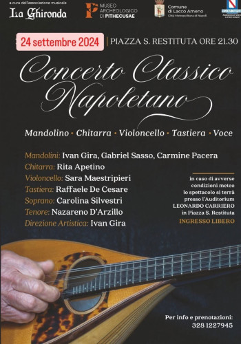 Estate insieme Lacco Ameno: CONCERTO CLASSICO NAPOLETANO