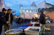 Vigilia di Natale e mercato del pesce a Forio isola d'Ischia