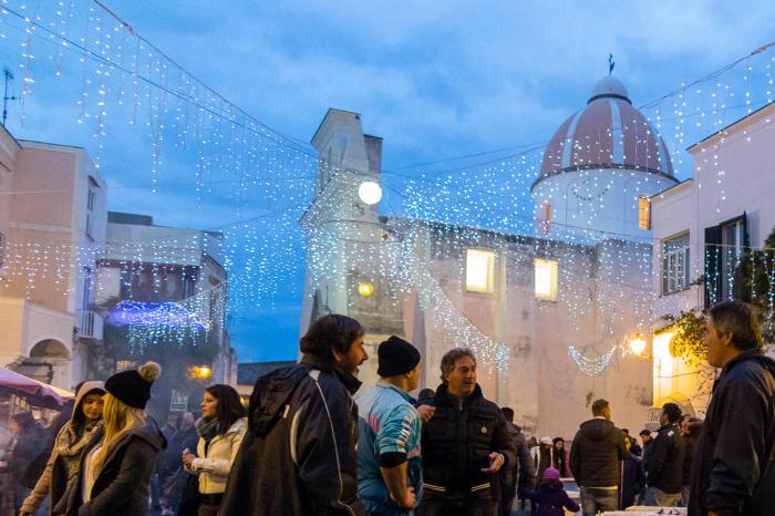 Vigilia di Natale e mercato del pesce a Forio isola d'Ischia